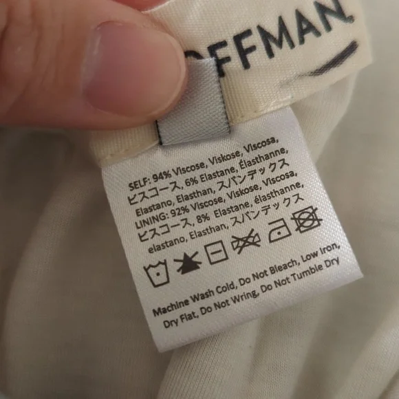 Mara Hoffman Prism V Back Geometric Patterned Midi Dress - Picture 10 of 10